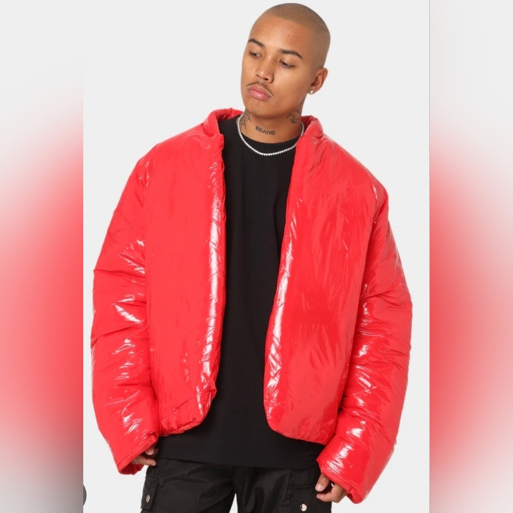 Unisex Mens Club Paradise Puffer Jacket Size Large